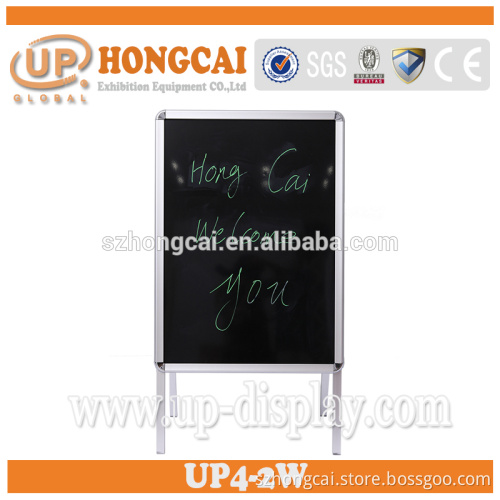 Manufacture MDF Board Double Sided Poster Board Frames Aluminum A Frame Sign